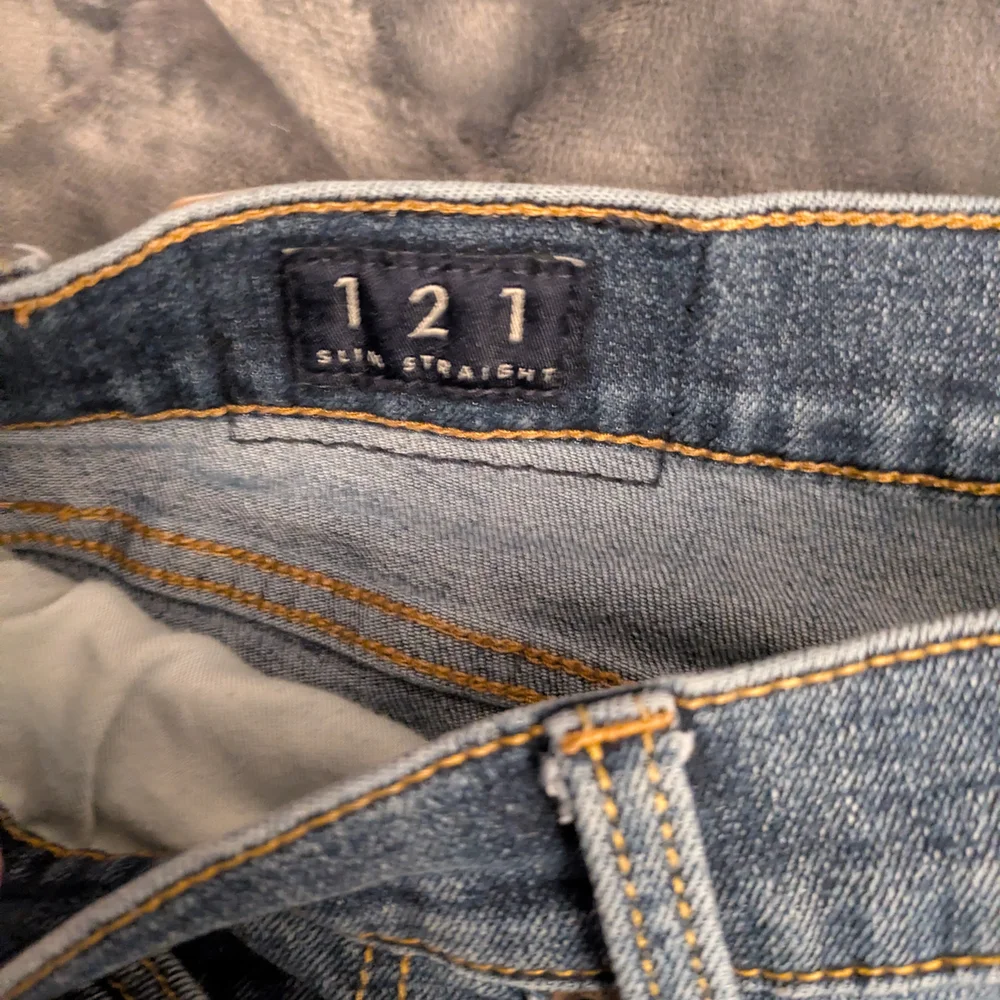 Lucky Brand 121 Slim Straight Men’s Jeans Blue 38x32 - Picture 3 of 8